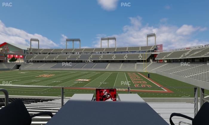 TDECU Stadium - Section Loge Box 5 Seat View