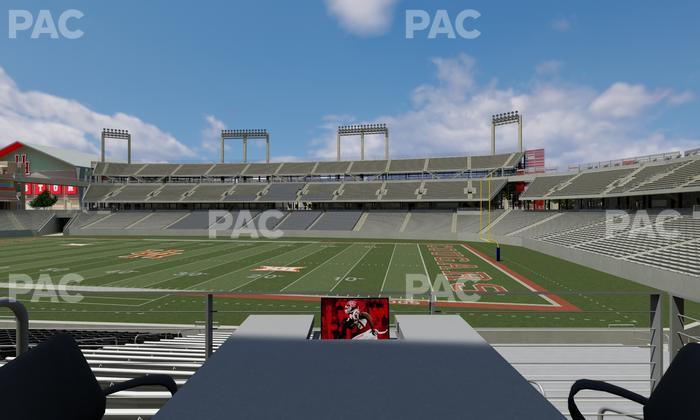 TDECU Stadium - Section Loge Box 5 Seat View