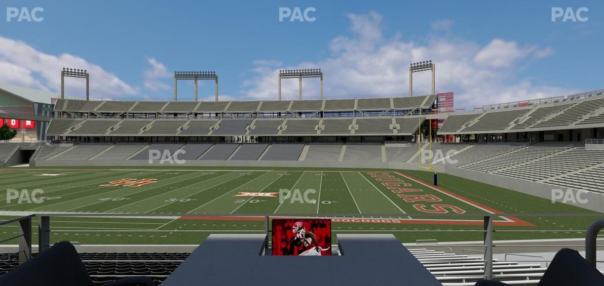 TDECU Stadium - Section Loge Box 6 Seat View