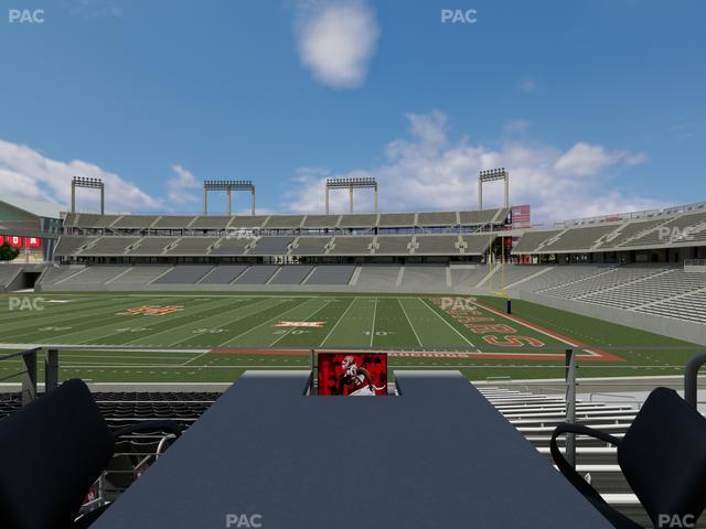 TDECU Stadium - Section Loge Box 6 Seat View