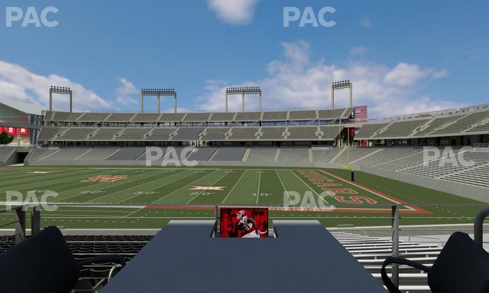 TDECU Stadium - Section Loge Box 6 Seat View