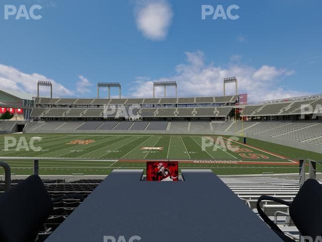 TDECU Stadium - Section Loge Box 7 Seat View