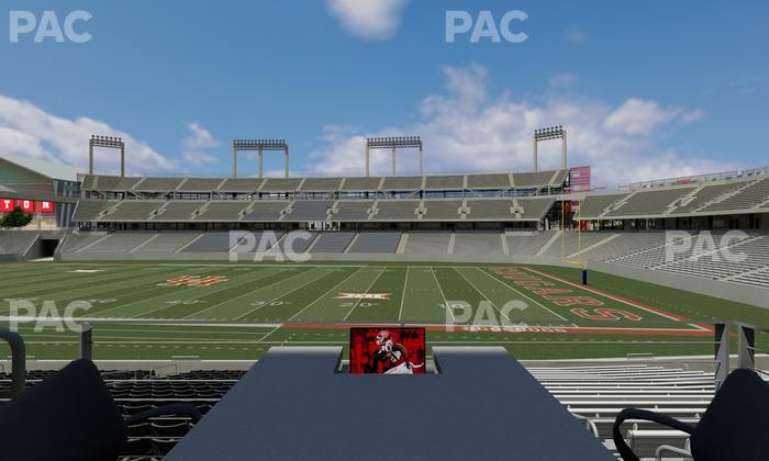 TDECU Stadium - Section Loge Box 7 Seat View