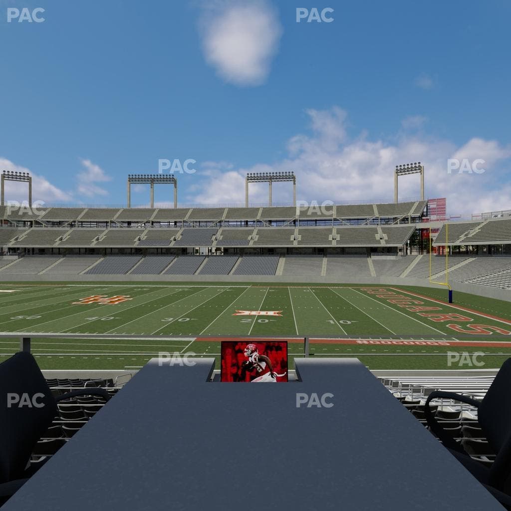 TDECU Stadium - Section Loge Box 8 Seat View