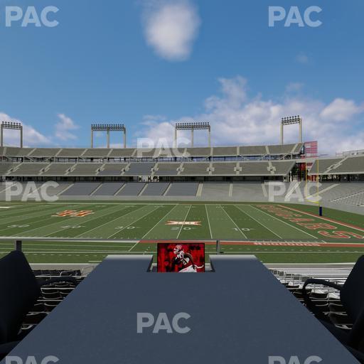 TDECU Stadium - Section Loge Box 8 Seat View
