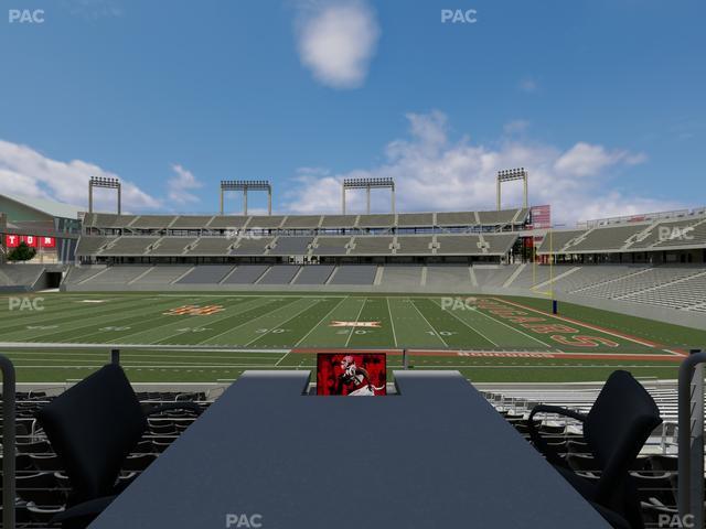 TDECU Stadium - Section Loge Box 8 Seat View
