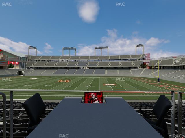 TDECU Stadium - Section Loge Box 9 Seat View