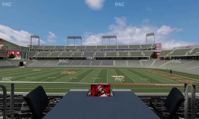 TDECU Stadium - Section Loge Box 9 Seat View