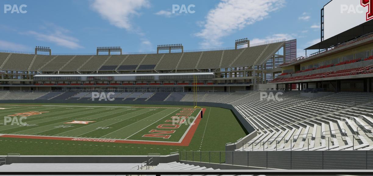 TDECU Stadium - Section Party Patio 124 Seat View