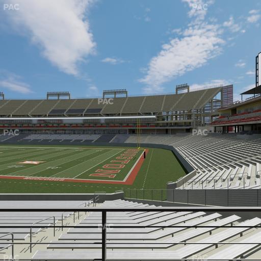TDECU Stadium - Section Party Patio 124 Seat View