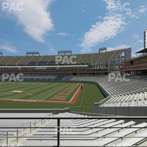 TDECU Stadium - Section Party Patio 124 Seat View