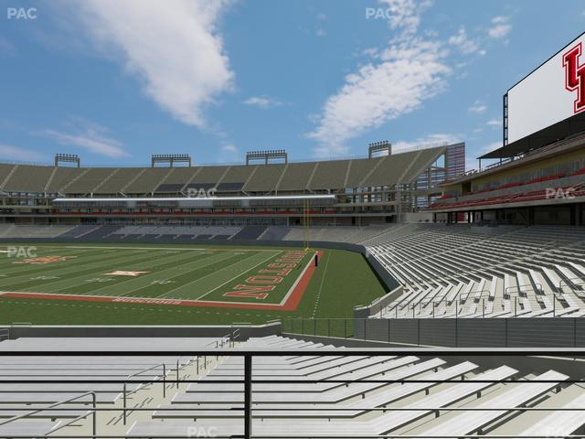 TDECU Stadium - Section Party Patio 124 Seat View