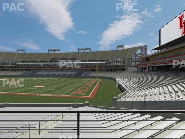 TDECU Stadium - Section Party Patio 124 Seat View