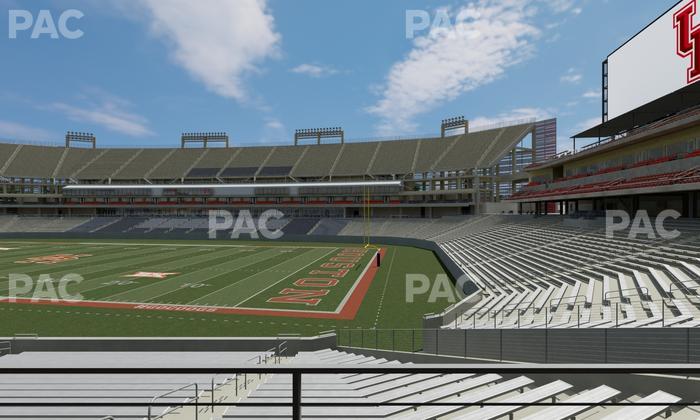 TDECU Stadium - Section Party Patio 124 Seat View