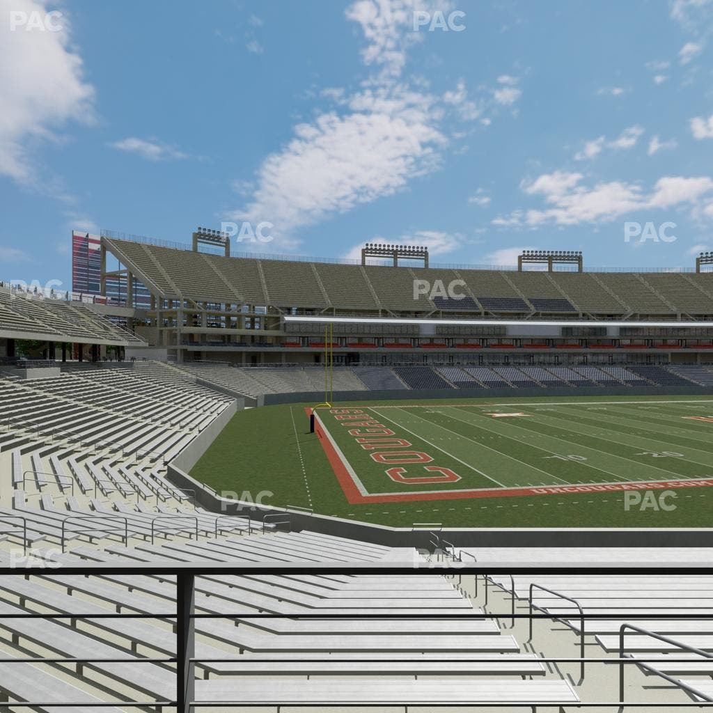 TDECU Stadium - Section Party Patio 134 Seat View