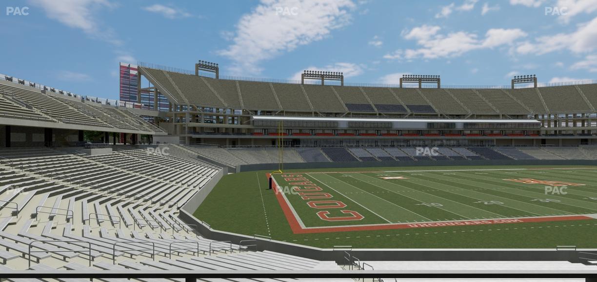 TDECU Stadium - Section Party Patio 134 Seat View