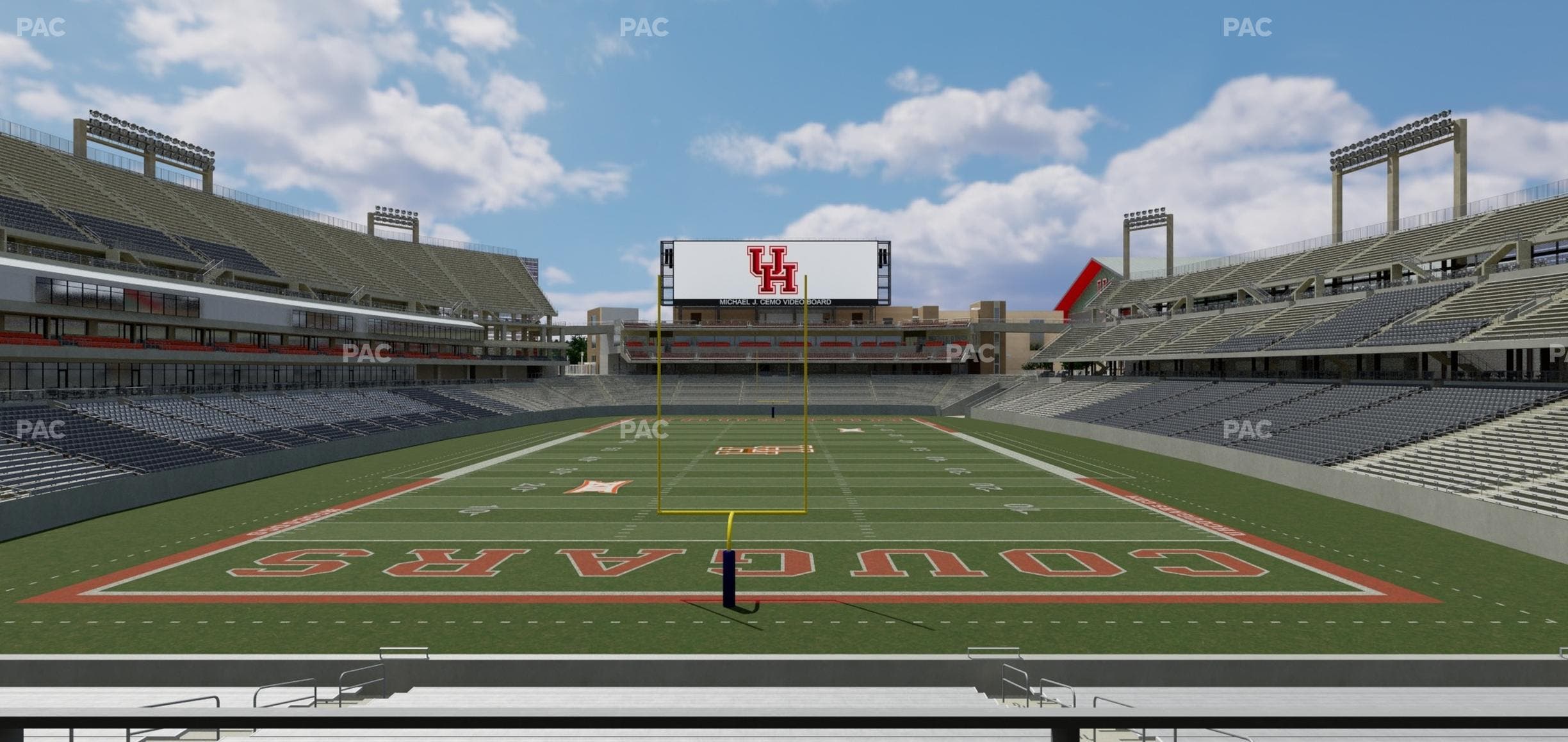 TDECU Stadium - Section Party Patio 138 Seat View