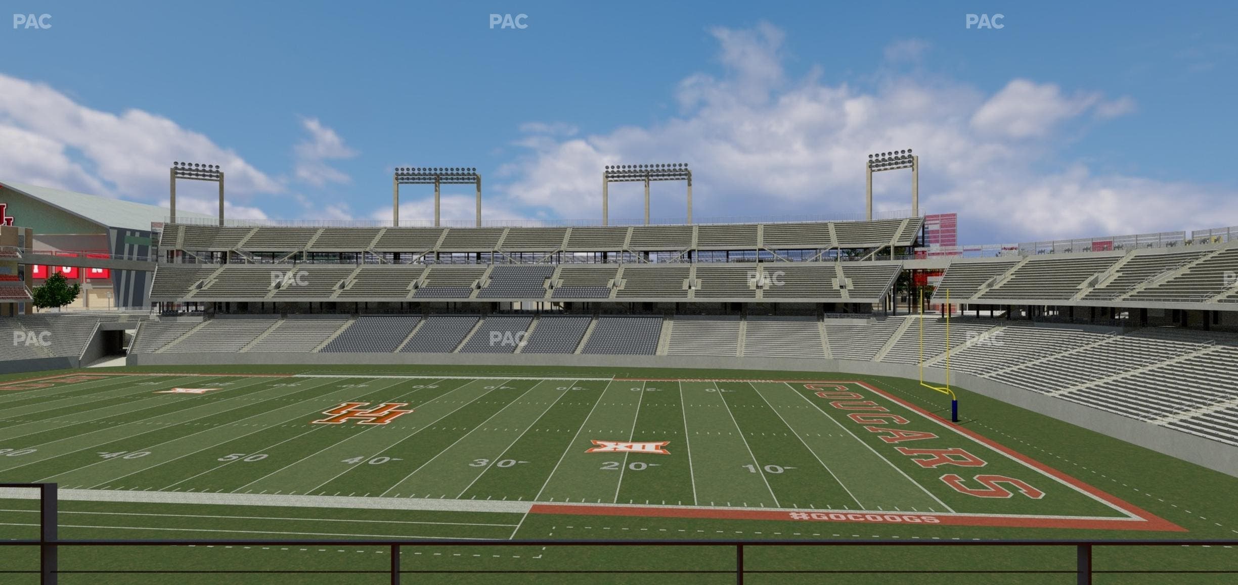 TDECU Stadium - Section Suite 206 Seat View