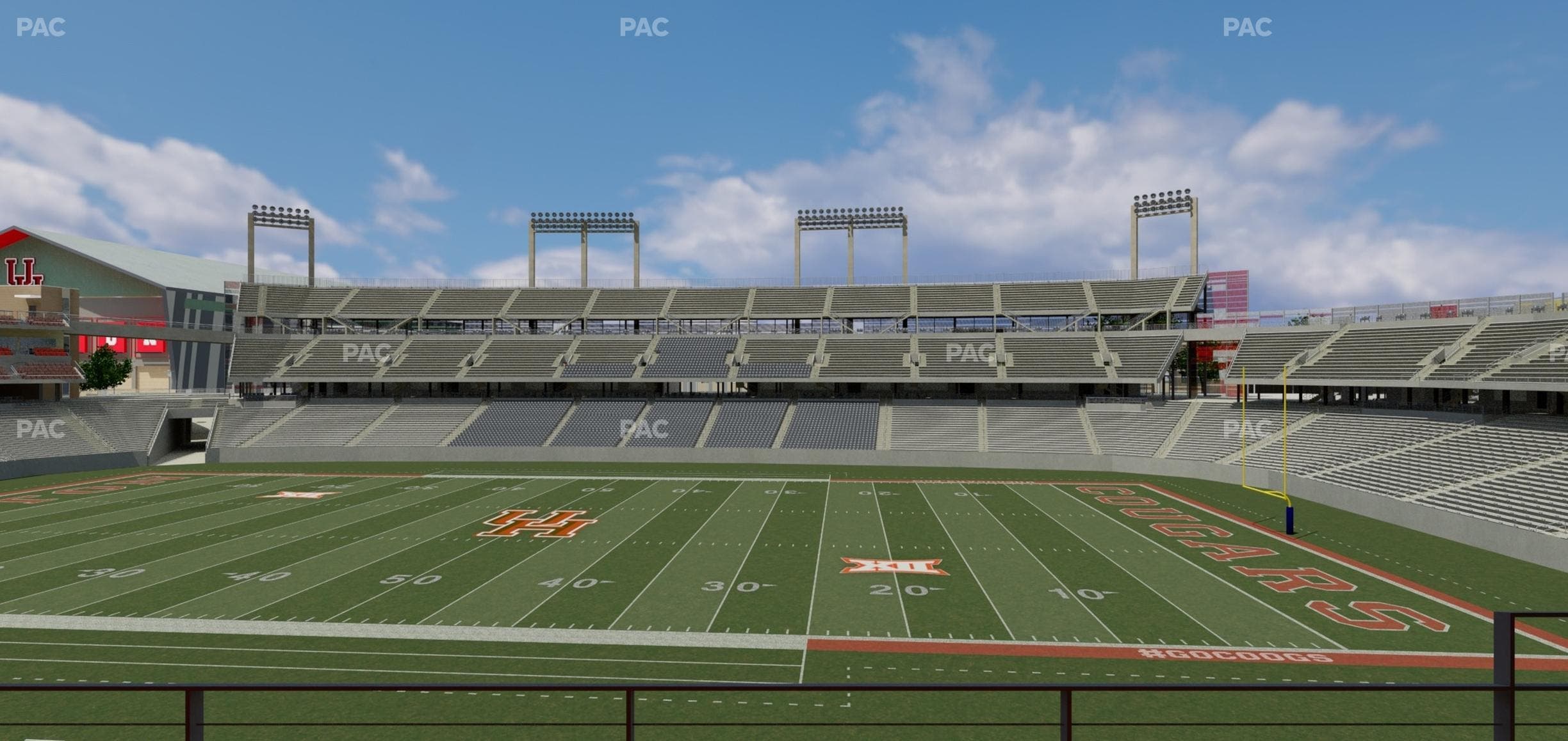 TDECU Stadium - Section Suite 207 Seat View