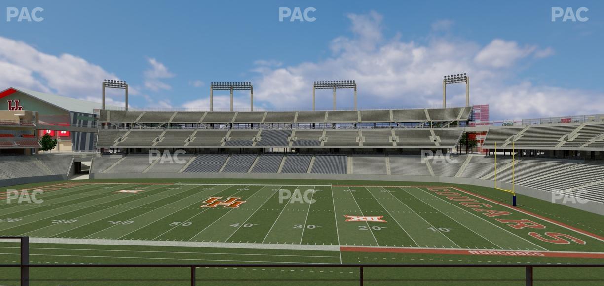 TDECU Stadium - Section Suite 208 Seat View