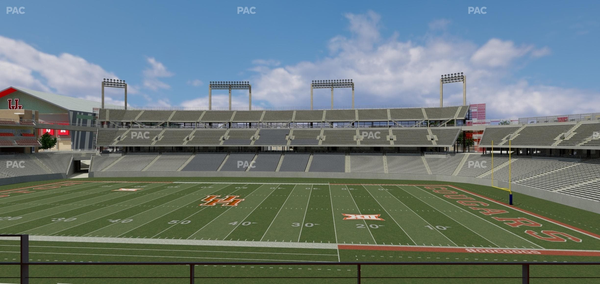 TDECU Stadium - Section Suite 208 Seat View