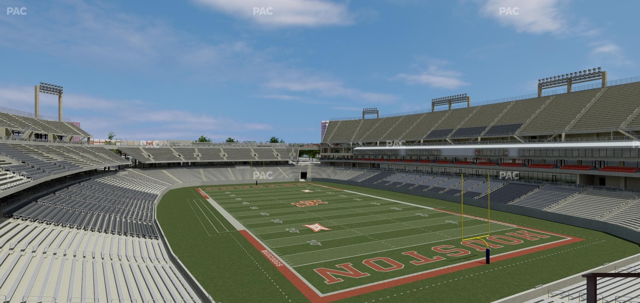 TDECU Stadium - Section Suite 213 Seat View
