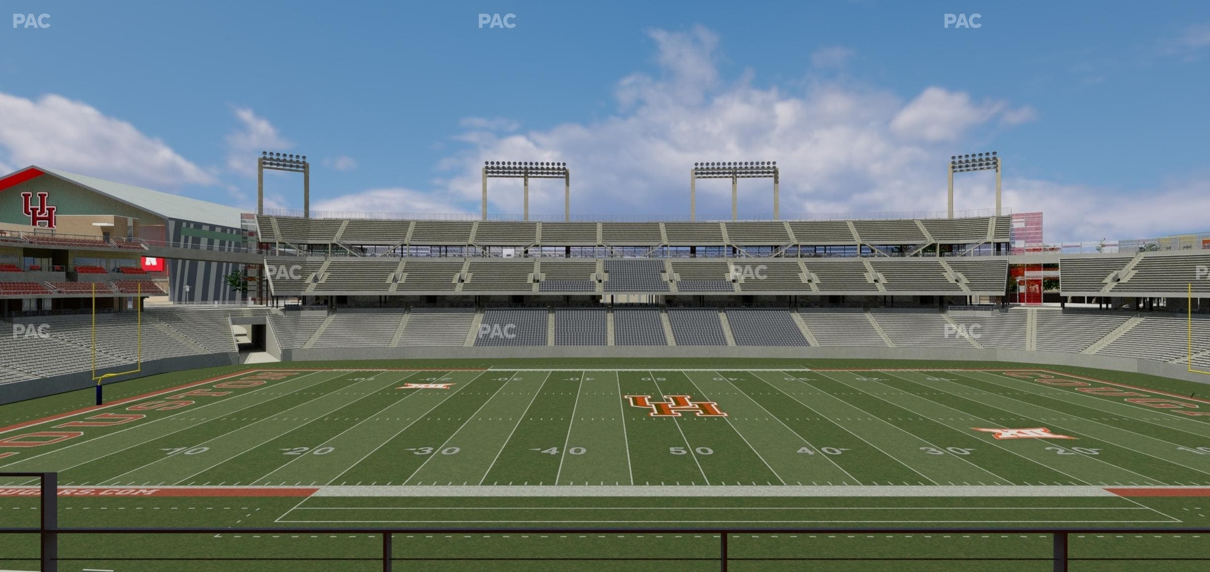 TDECU Stadium - Section Suite 214 Seat View