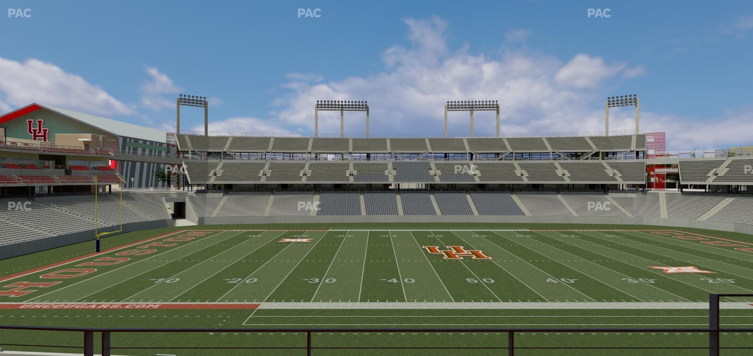 TDECU Stadium - Section Suite 215 Seat View
