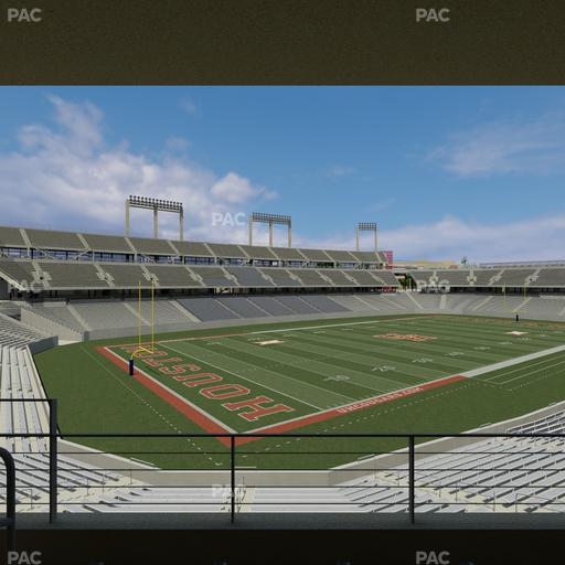 TDECU Stadium - Section West Terrace Club Seat View