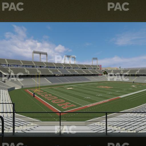 TDECU Stadium - Section West Terrace Club Seat View