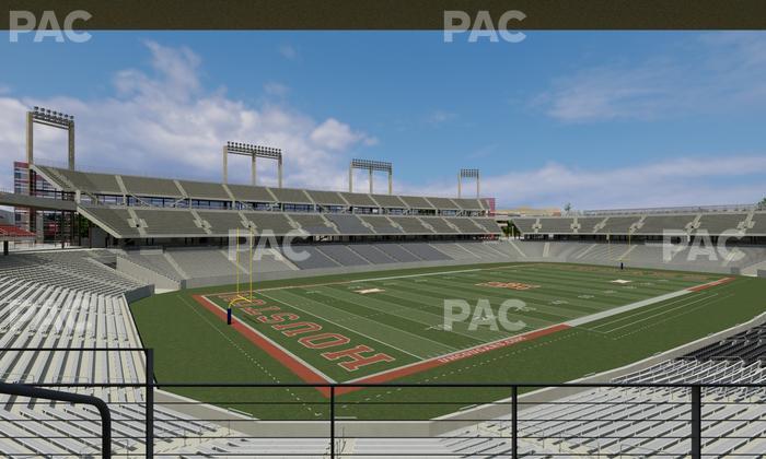 TDECU Stadium - Section West Terrace Club Seat View