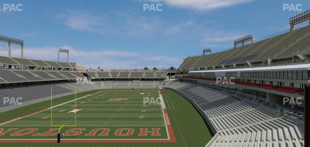 TDECU Stadium - Section Wv 201 Seat View