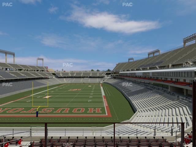 TDECU Stadium - Section Wv 201 Seat View