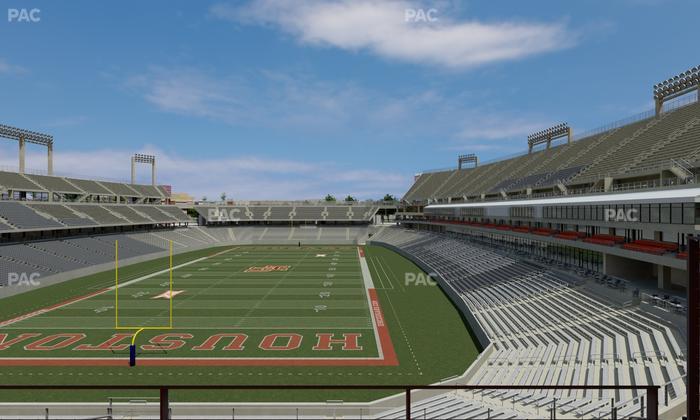 TDECU Stadium - Section Wv 201 Seat View