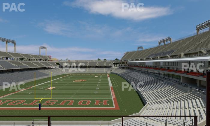 TDECU Stadium - Section Wv 201 Seat View