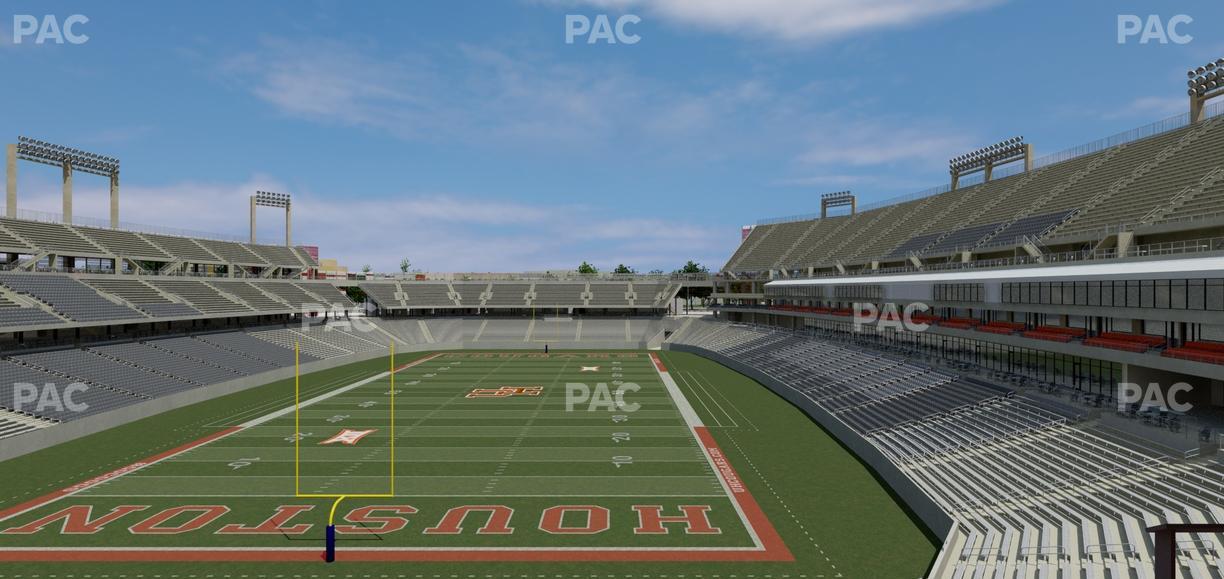 TDECU Stadium - Section Wv 202 Seat View