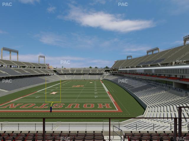 TDECU Stadium - Section Wv 202 Seat View
