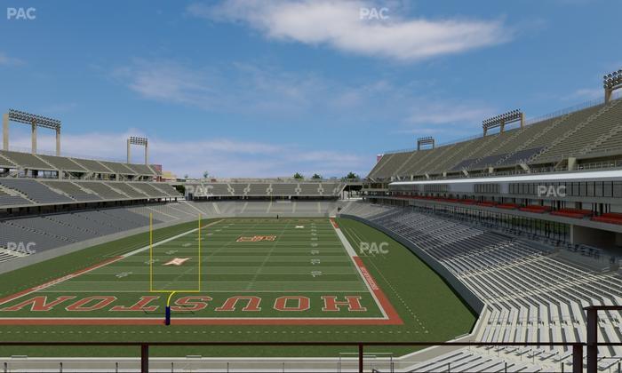 TDECU Stadium - Section Wv 202 Seat View
