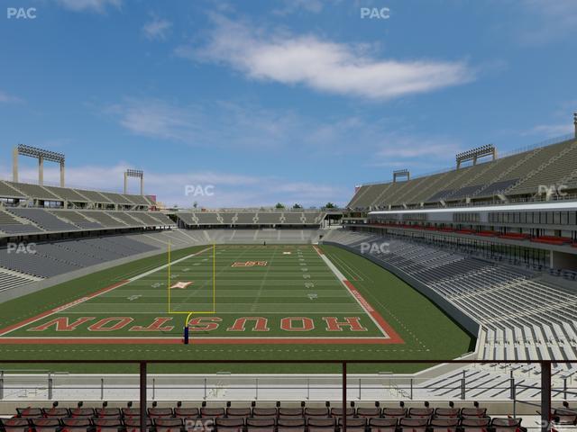 TDECU Stadium - Section Wv 203 Seat View