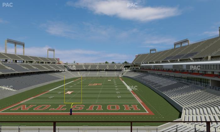 TDECU Stadium - Section Wv 203 Seat View