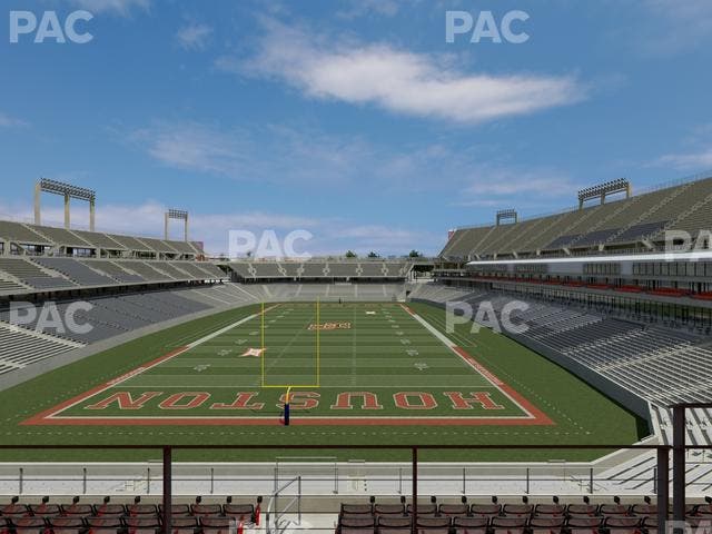TDECU Stadium - Section Wv 204 Seat View