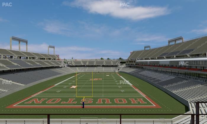 TDECU Stadium - Section Wv 204 Seat View