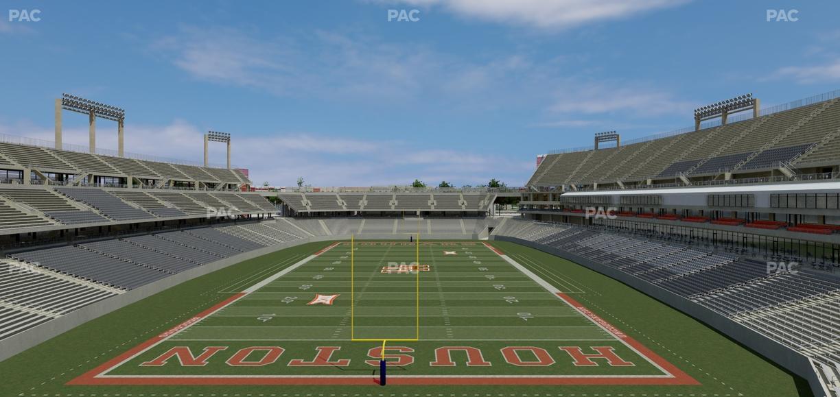 TDECU Stadium - Section Wv 205 Seat View