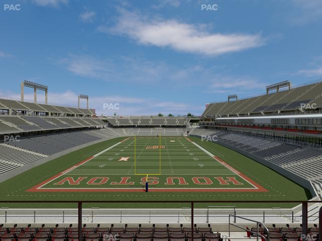 TDECU Stadium - Section Wv 205 Seat View