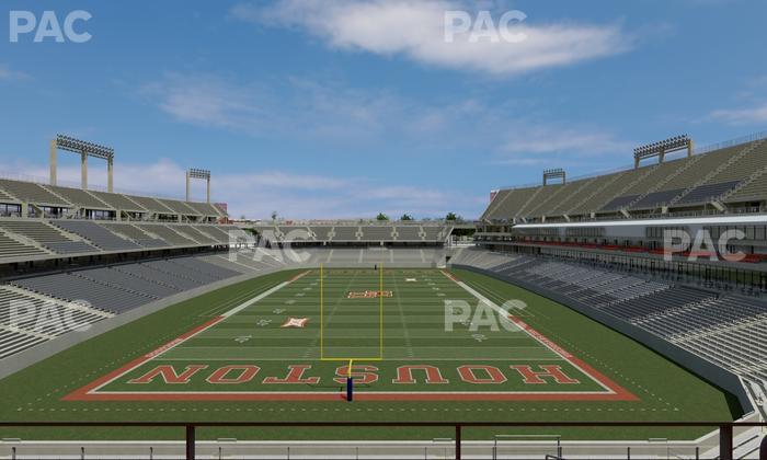 TDECU Stadium - Section Wv 205 Seat View