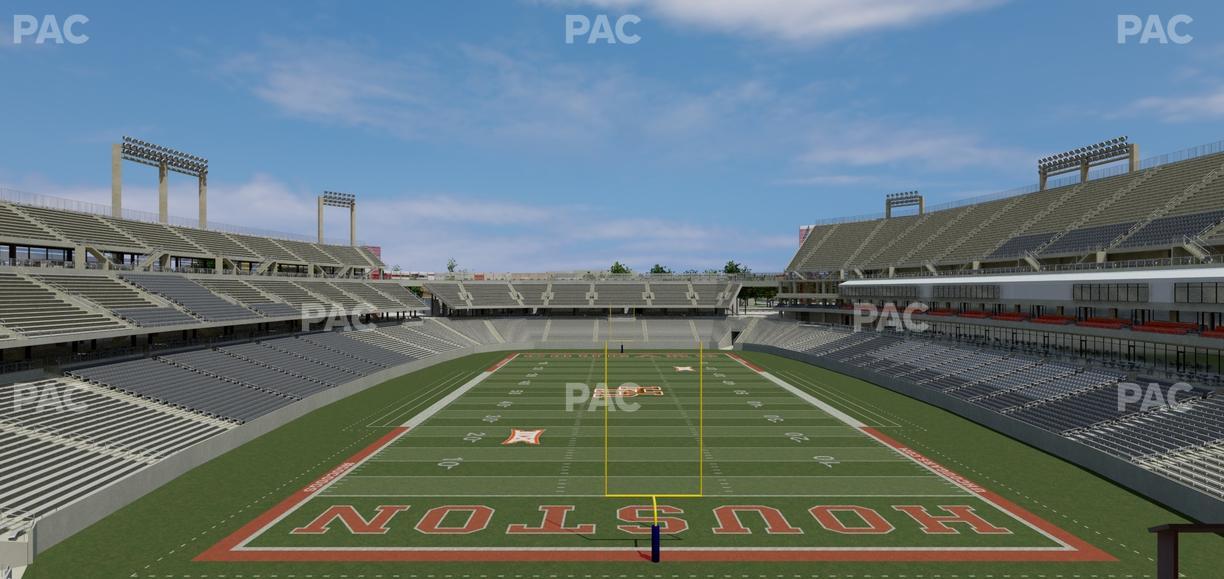 TDECU Stadium - Section Wv 206 Seat View