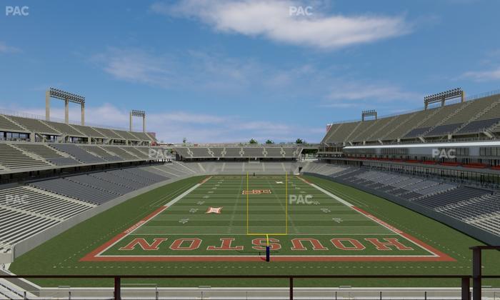 TDECU Stadium - Section Wv 206 Seat View