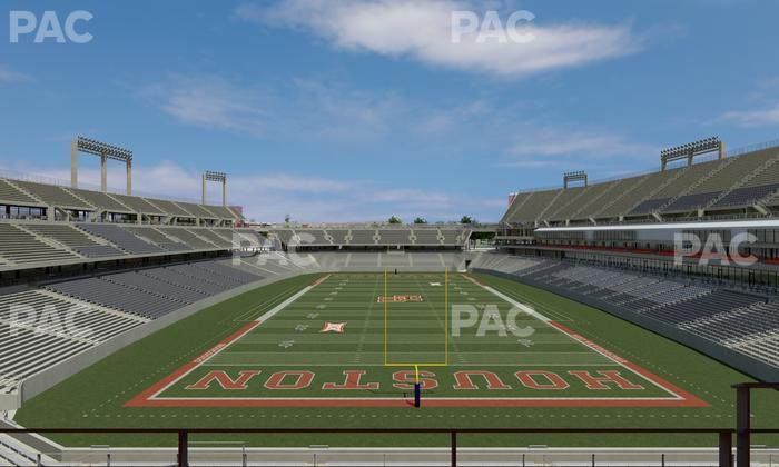 TDECU Stadium - Section Wv 206 Seat View