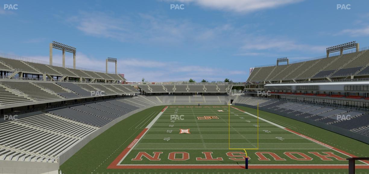 TDECU Stadium - Section Wv 208 Seat View