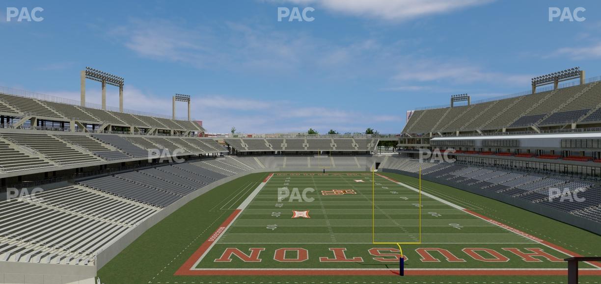 TDECU Stadium - Section Wv 208 Seat View